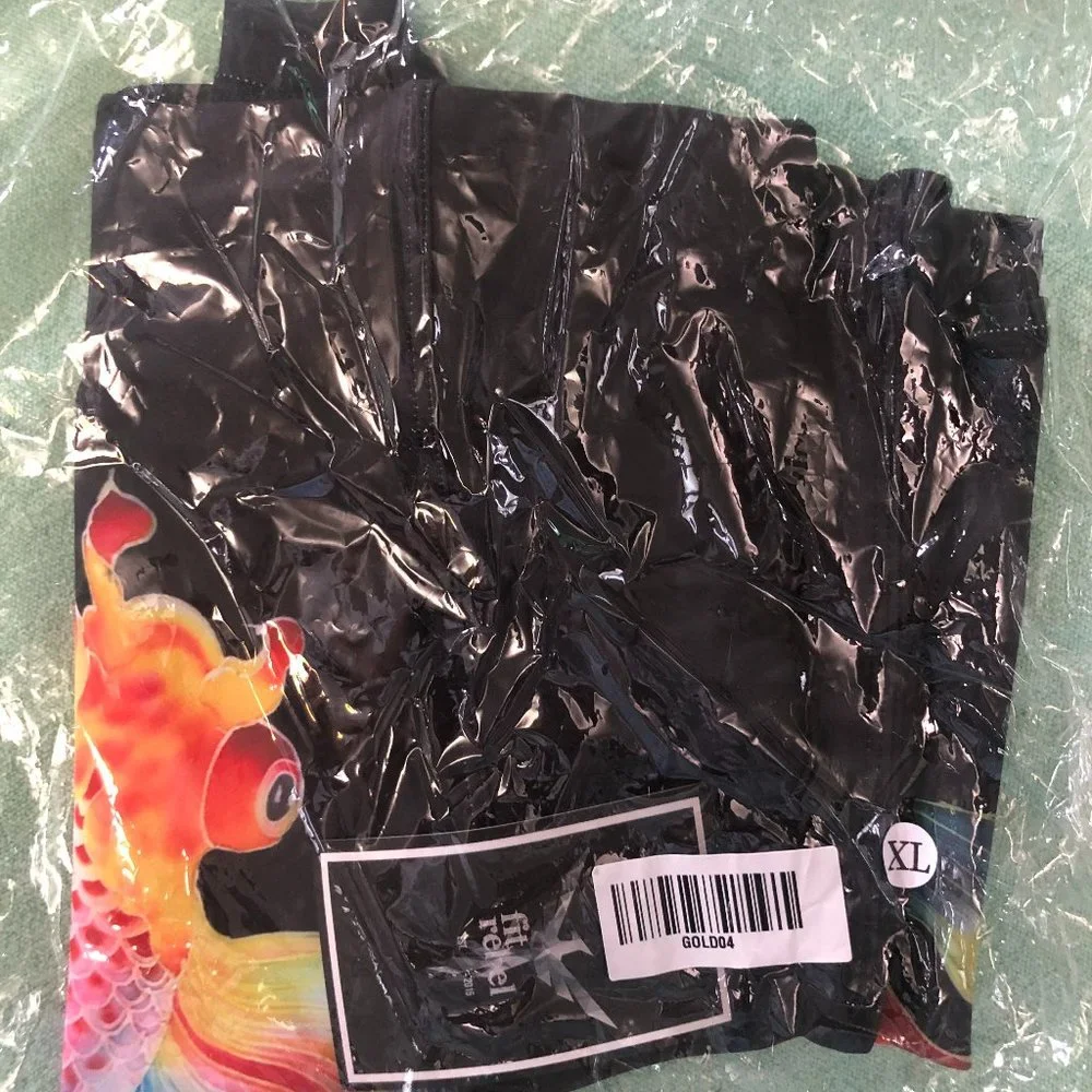 Fit Rebel Yoga Active Leggings XL Goldfish NEW - Picture 4 of 4